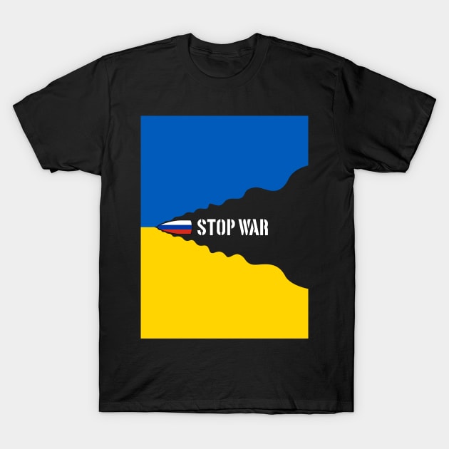 Concept stop the war in Ukraine T-Shirt by speedmanstudio